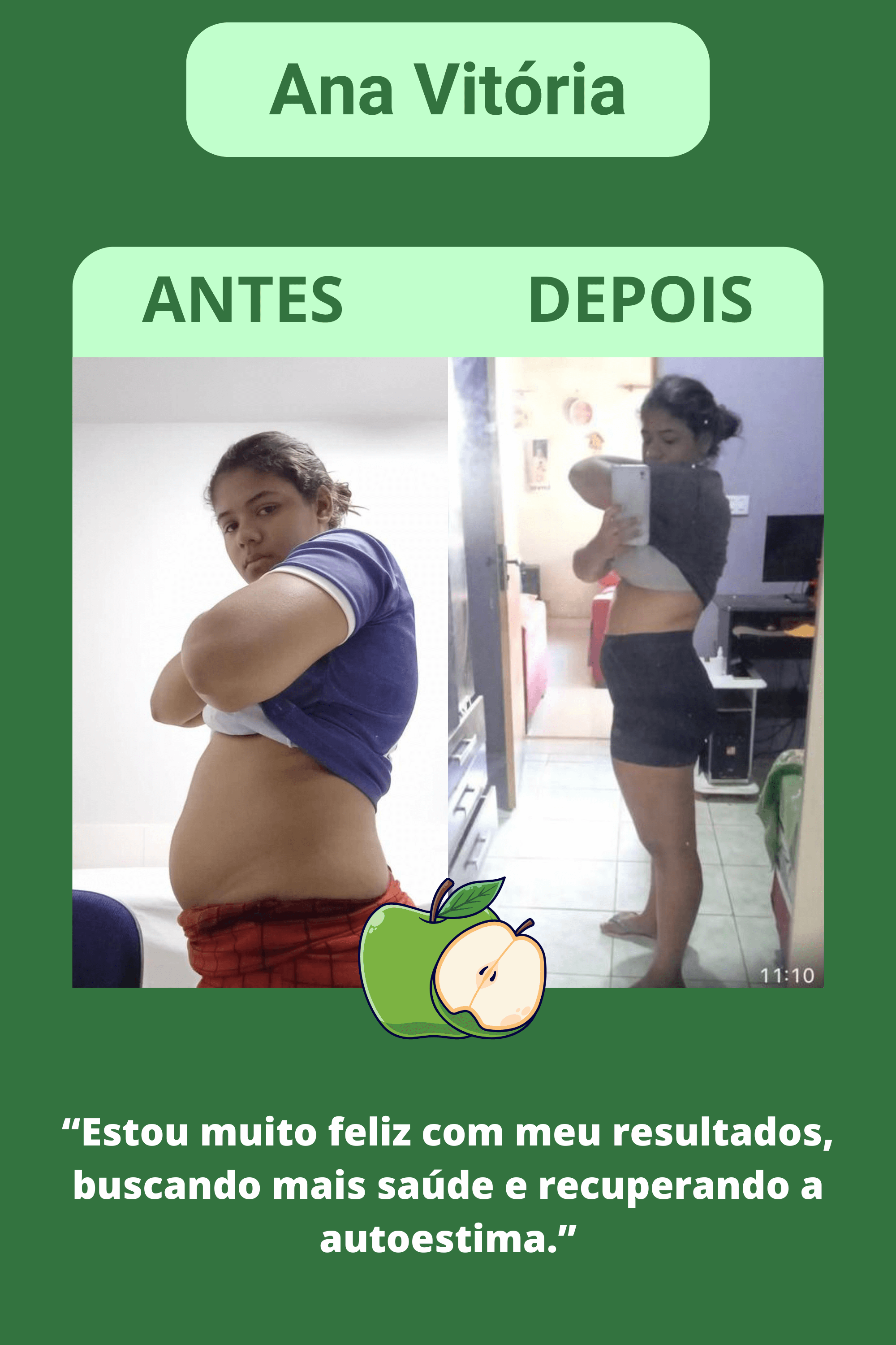 antes e depois