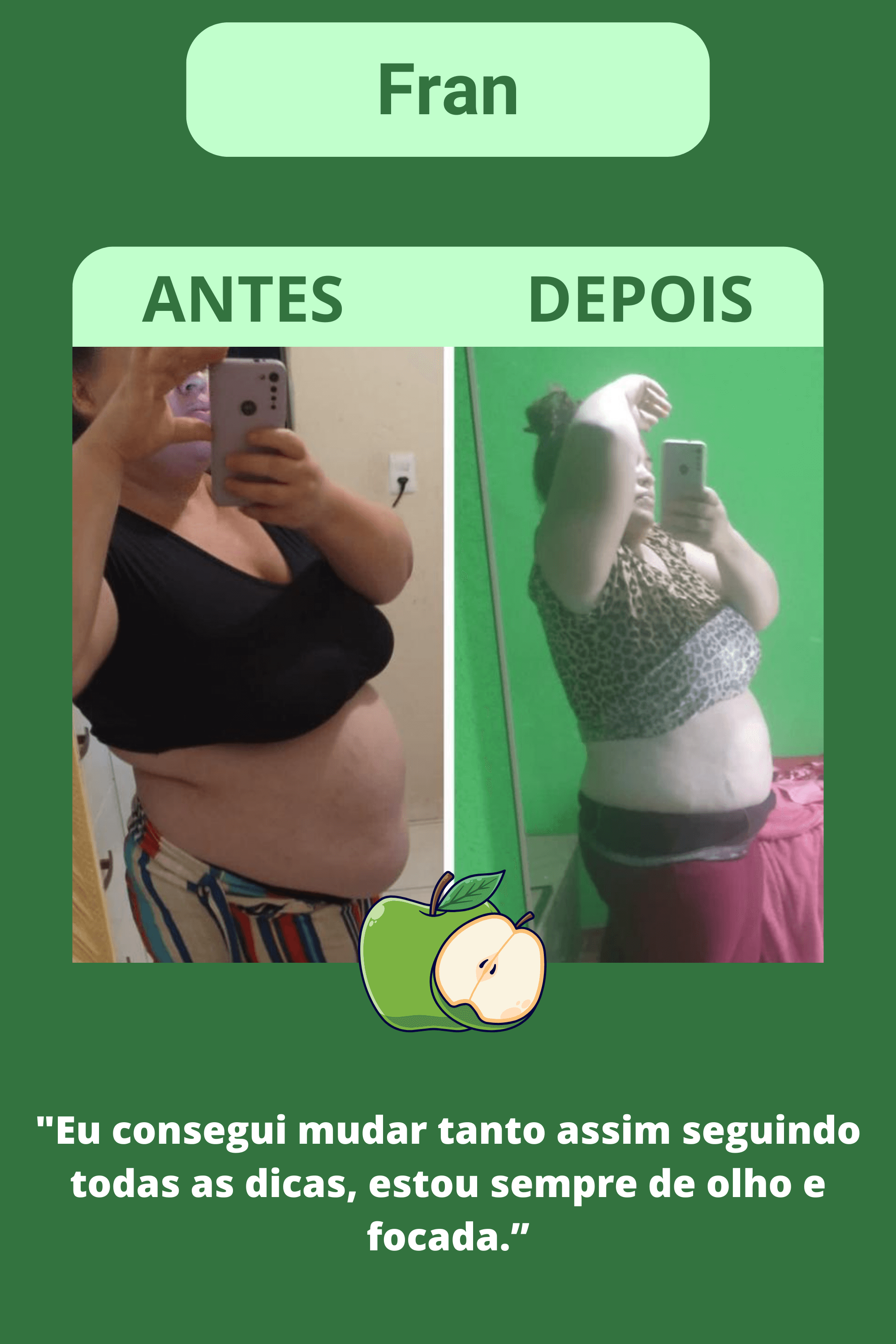 antes e depois